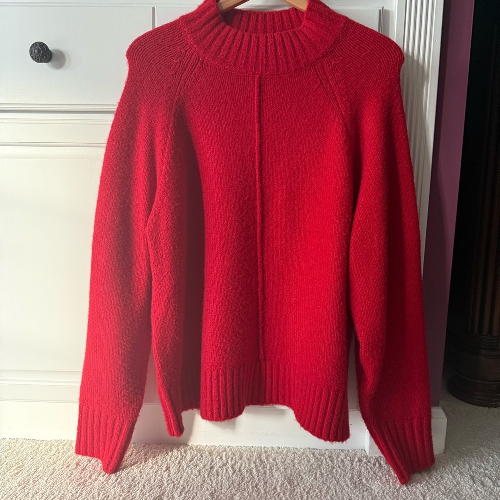Karen Kane Vibrant Red Turtleneck Sweater